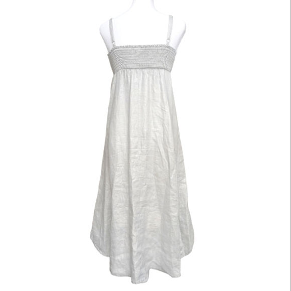 Tommy Bahama Linen Metallic High Low Sundress Size XS - Picture 3 of 5